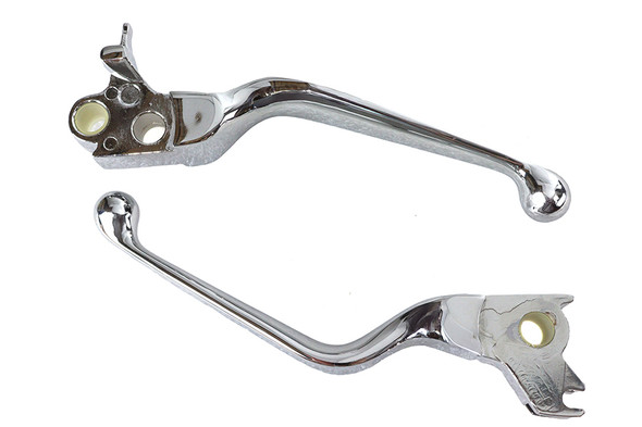V-Twin - 26-0590 - Chrome Hydraulic Hand Lever Set