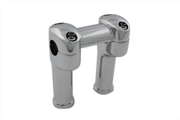 V-Twin - 26-0744 - Chrome 5 inch Fat Riser Kit