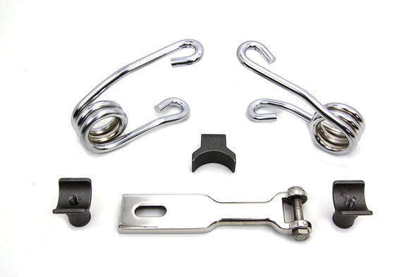 V-Twin - Solo Seat Hinge Kit with Hair Pin Springs