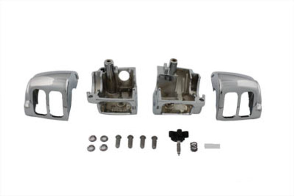 V-Twin - 26-0793 - Handlebar Control Switch Housing Kit Chrome V-Twin - 26-0793 - Handlebar Control Switch Housing Kit Chrome