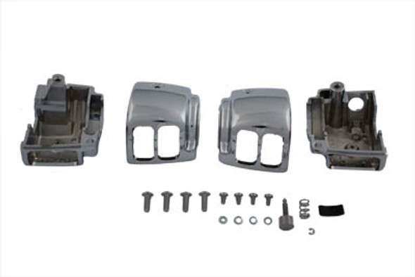 V-Twin - 26-0796 - Handlebar Switch Housing Kit Chrome V-Twin - 26-0796 - Handlebar Switch Housing Kit Chrome