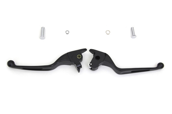 V-Twin - 26-0799 - Black Vortex Hand Lever Set V-Twin - 26-0799 - Black Vortex Hand Lever Set