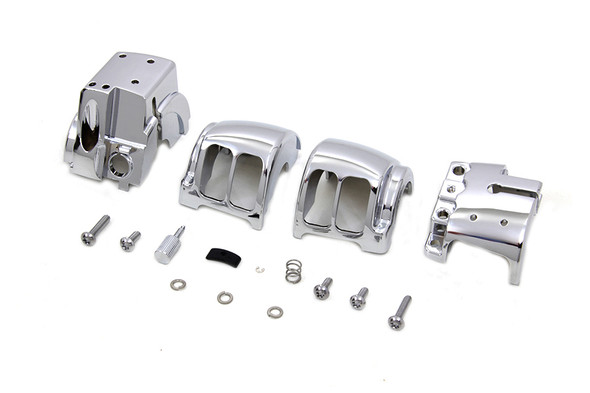 V-Twin - 26-0843 - Handlebar Control Switch Housing Kit Chrome