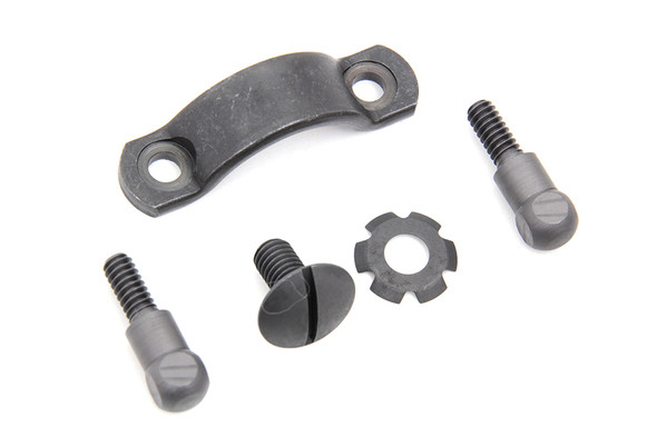 V-Twin - 26-0949 - Parkerized Brake Hand Lever Screw Kit - Fits 1936-1940 Harley-Davidson W, EL, U