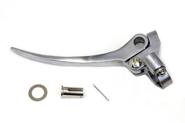 V-Twin - 26-0950 - Polished Hand Lever Assembly - Fits 1941-1948 Harley-Davidson G, UL, FL