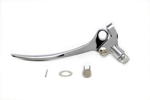 V-Twin - 26-0951 - Chrome Replica Brake Hand Lever Assembly - Fits 1941-1948 Harley-Davidson G, FL, EL, W