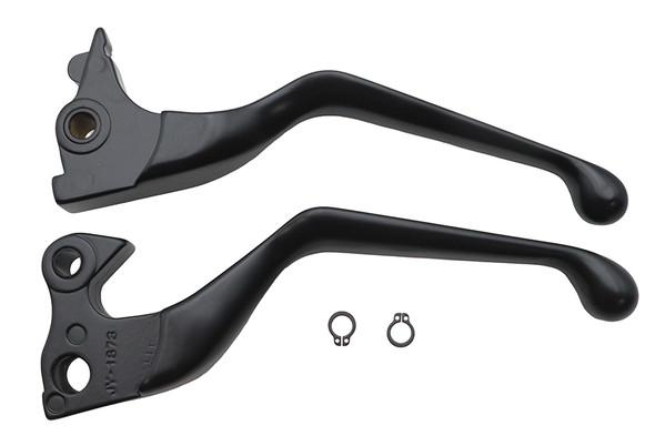 V-Twin - 26-0955 - Wide Hand Lever Kit Black