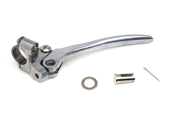 V-Twin - 26-0957 - Polished Brake Lever Assembly - Fits 1941-1942 Harley-Davidson FL, U, W, EL