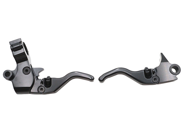 V-Twin - 26-2114 - Tamer E-Z Finger Lever Control Set Black