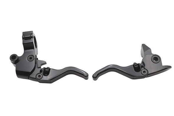 V-Twin - 26-2118 - Tamer E-Z Finger Lever Control Set Black