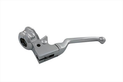 V-Twin - 26-2125 - Chrome Clutch Hand Lever Assembly - Fits 1982-1994 Harley-Davidson FXR, 1984-1995 FXST, 1982-1984 FL, 1986-1995 FLST, 1982-1995 XL, 1991-1995 FXD