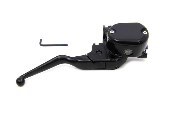 V-Twin - 26-2214 - Handlebar Master Cylinder Assembly Black - Fits 2014-2021 Harley-Davidson XL (without ABS)