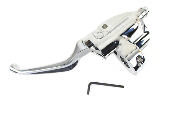 V-Twin - 26-2232 - Front Brake Master Cylinder Chrome - Fits 1996-2010 Harley-Davidson FLST, 1996-2011 FXD, FXDWG, 1996-2003 XL, 1996-2010 FXST