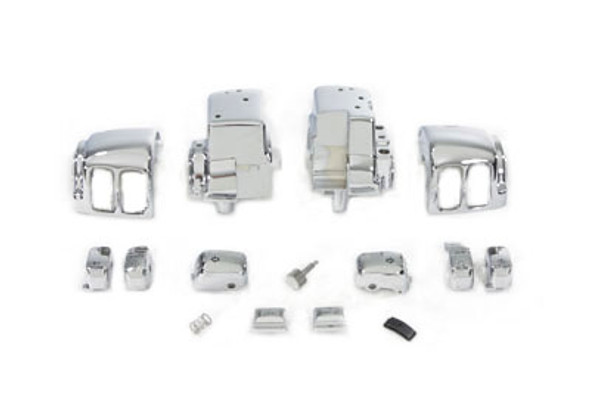 V-Twin - 26-2254 - Handlebar Switch Housing Kit Chrome
