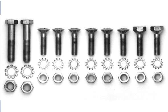 V-Twin - 2625-30 - Rear Fender Strut Replica Cadmium Bolt Kit