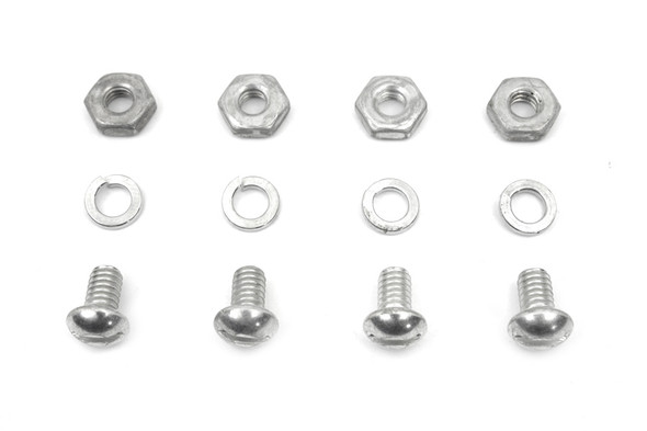 V-Twin - 2629-4 - Cadmium Speedometer Mount Kit Bolt Set