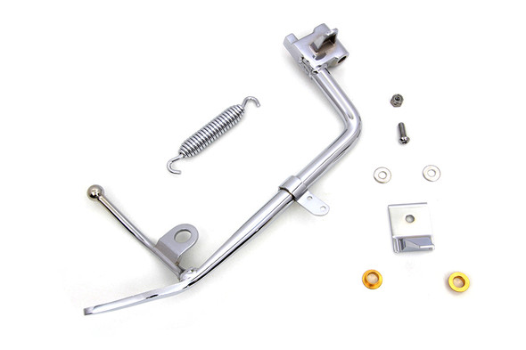 V-Twin - 27-0015 - Chrome Kickstand Assembly - Fits 2007-2017 Harley-Davidson FXST