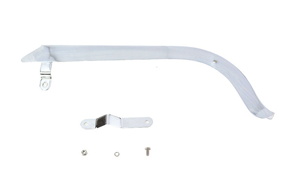 V-Twin - 27-0108 - Chrome Left Side Chain Guard