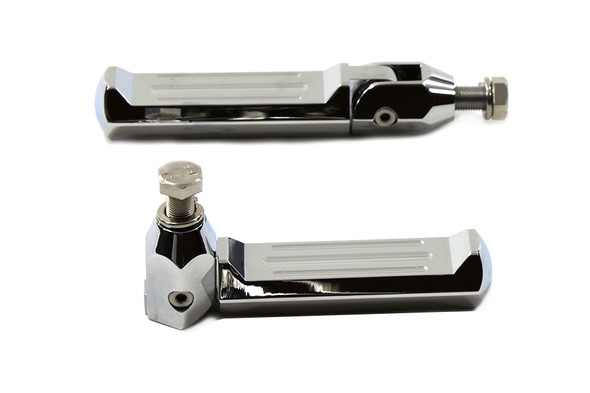 V-Twin - 27-0176 - Chopper Footpeg Set Chrome