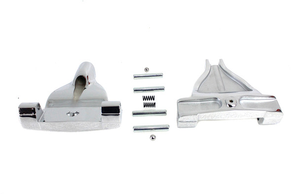 V-Twin - 27-0189 - Passenger Footboard Support Set Chrome