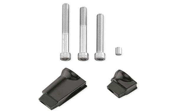 V-Twin - 27-0190 - Passenger Footboard Adapter Set Black