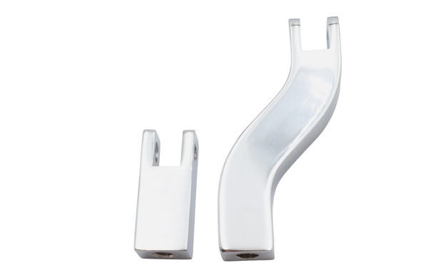 V-Twin - 27-0313 - Rear Passenger Footpeg Mount Set Chrome