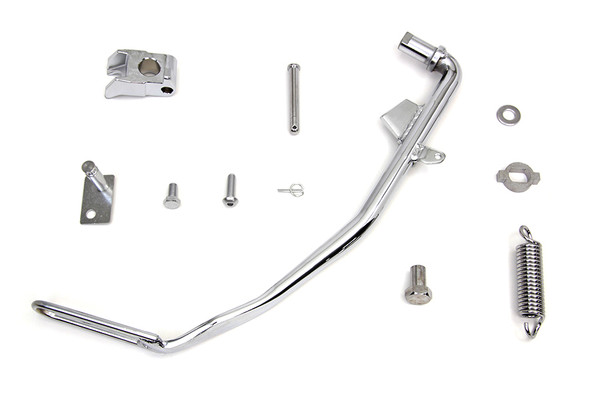 V-Twin - 27-0404 - Chrome Kickstand Kit - Fits 2009-2017 Harley-Davidson FXDWG, 2006-2017 FXD