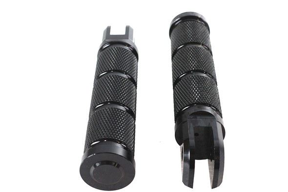 V-Twin - 27-0457 - Black Retro Driver Footpeg Set