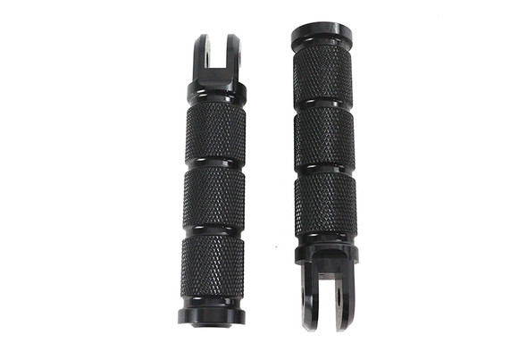 V-Twin - 27-0457 - Black Retro Driver Footpeg Set