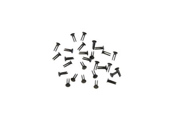 V-Twin - 27-0597 - Footboard Black Rivets