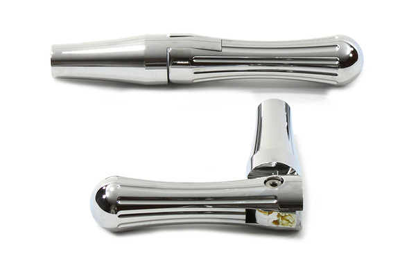 V-Twin - 27-0602 - Batique Style Billet Footpeg Set