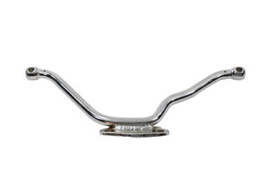 V-Twin - 27-0633 - Chrome Passenger Footpeg Bracket - Fits 1957-1978 Harley-Davidson XL