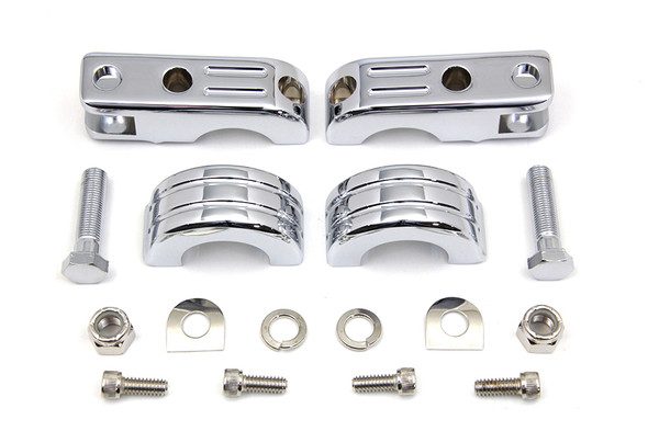 V-Twin - 27-0698 - Billet Footpeg Mount Set