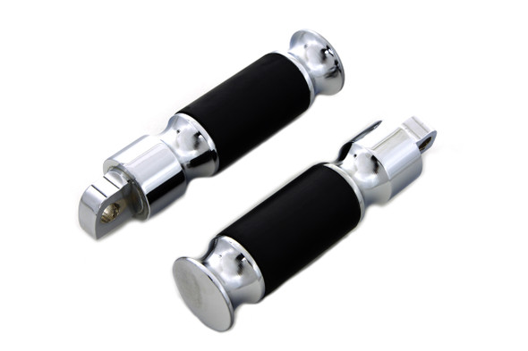 V-Twin - 27-0734 - Groove Contour Vibra Cushion Peg Footpeg Set