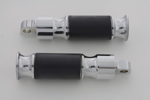 V-Twin - 27-0734 - Groove Contour Vibra Cushion Peg Footpeg Set