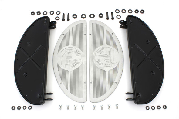 V-Twin - 27-0752 - World's Fair Half Moon Footboard Kit