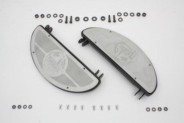 V-Twin - 27-0752 - World's Fair Half Moon Footboard Kit