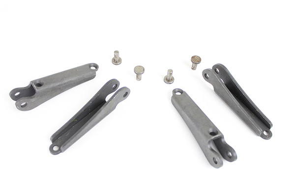 V-Twin - 27-0756 - Raw Footboard Cleat Set - Fits 1941-1965 Harley-Davidson FL, 1936-1940 EL, 1936-1952 W