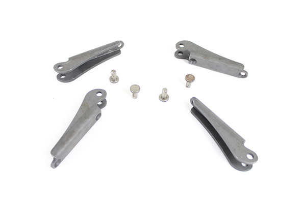 V-Twin - 27-0756 - Raw Footboard Cleat Set - Fits 1941-1965 Harley-Davidson FL, 1936-1940 EL, 1936-1952 W