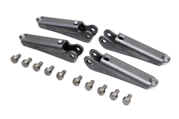 V-Twin - 27-0757 - Footboard Cleat Set Raw - Fits 1914-1929 Harley-Davidson J, 1930-1936 VL