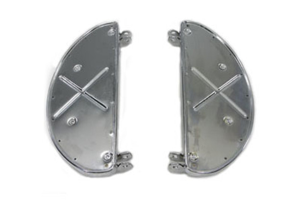V-Twin - 27-0781 - Half Moon Footboard Set