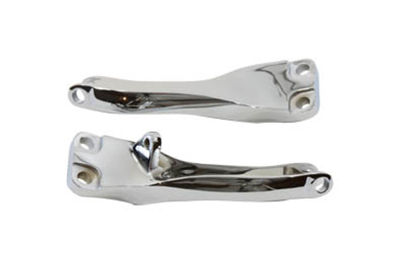 V-Twin - 27-0861 - Chrome Passenger Footpeg Mount Set