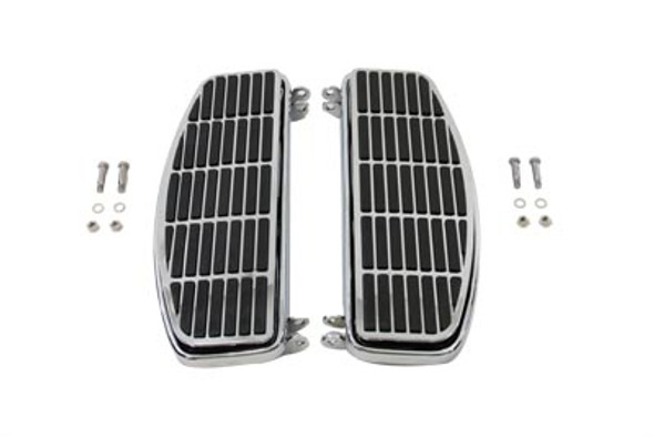 V-Twin - 27-0922 - 'D' Driver Footboard Set Chrome