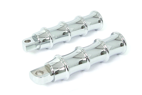 V-Twin - 27-0971 - Chrome Tribal Style Footpeg Set