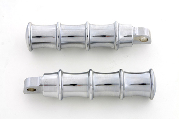 V-Twin - 27-0971 - Chrome Tribal Style Footpeg Set