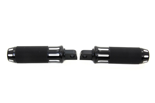 V-Twin - 27-1009 - Black Cobra Style Footpeg Set
