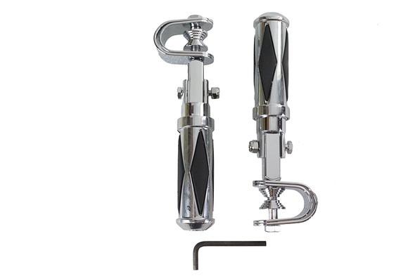 V-Twin - 27-1018 - Diamond Style Footpeg Set