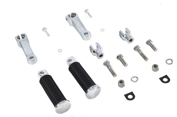 V-Twin - 27-1031 - FX Footpeg Mount Kit Chrome