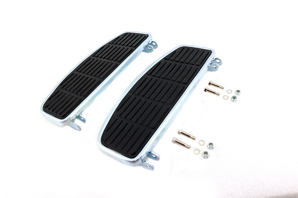 V-Twin - 27-1048 - 'D' Driver Footboard Set Zinc