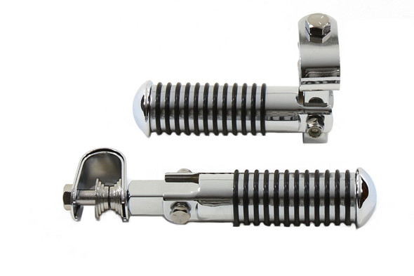 V-Twin - 27-1222 - O-Ring Style Footpeg Set Chrome